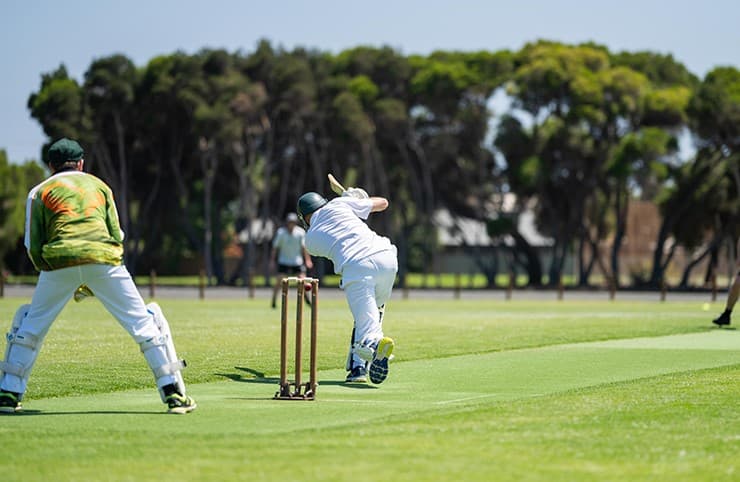 Cricket ground at Celebrity Resort day outing