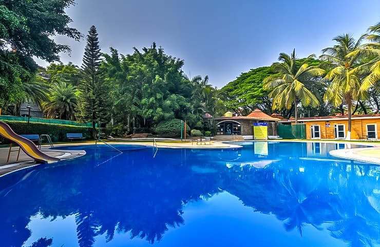 The pool, all to yourselves