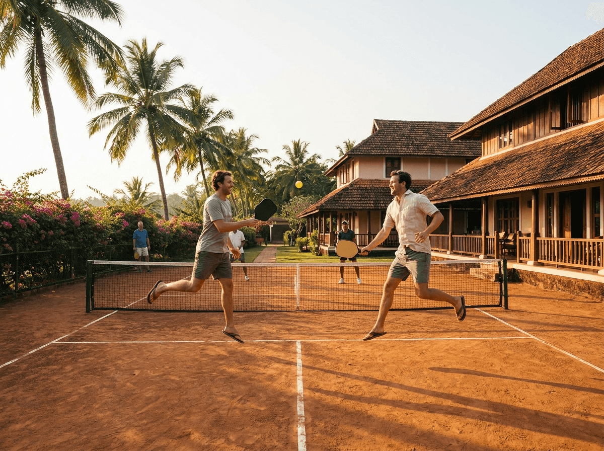 Pickleball at Celebrity Resort day outing